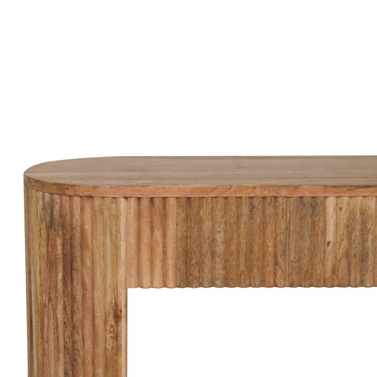 Rustic Soba Straight TV Stand - Solid Mango Wood Entertainment Center for Living Room - product view 5 showing...