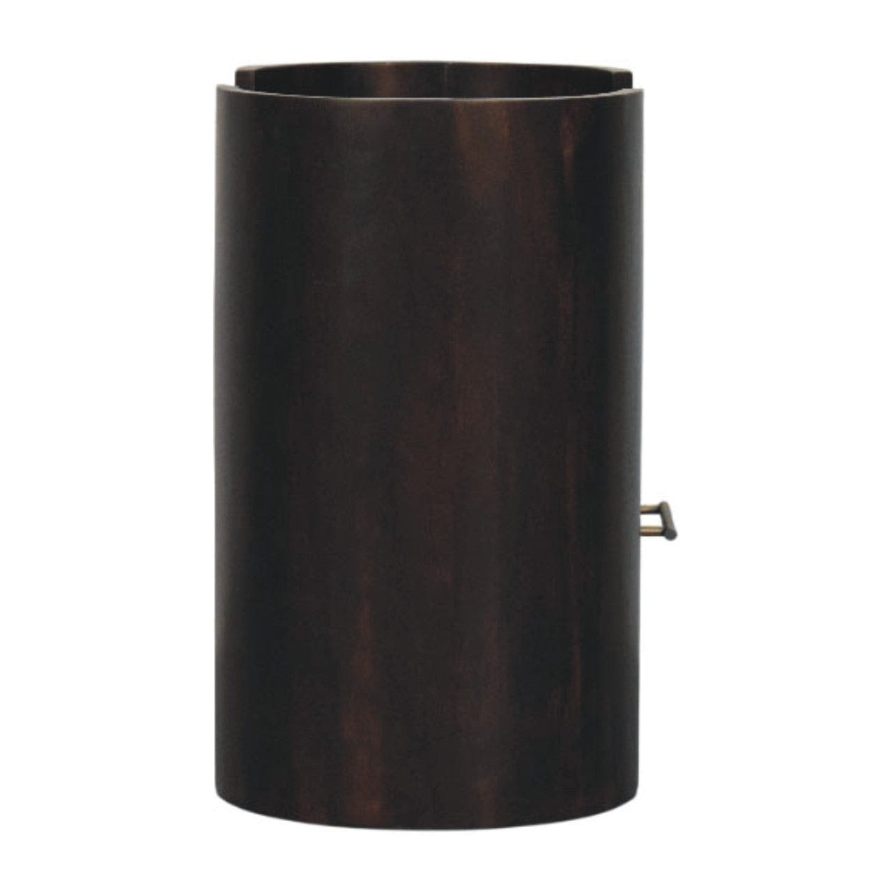 Valencia Nightstand - Solid Mango Wood Bedside Table for Bedroom - product view 8 showing handcrafted solid mango wood...