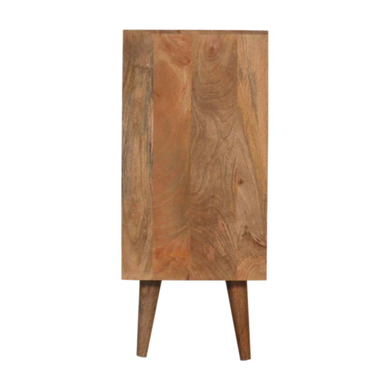 Rustic Lodge Acadia Teal and White Sideboard - Solid Mango Wood Buffet Cabinet for Dining Room - product view 7 showing...