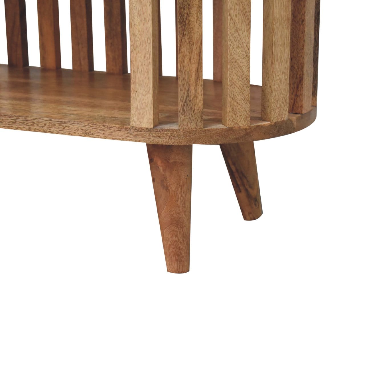 Rustic Lodge Ariella Sideboard - Solid Mango Wood Buffet Cabinet for Dining Room - product view 7 showing handcrafted...
