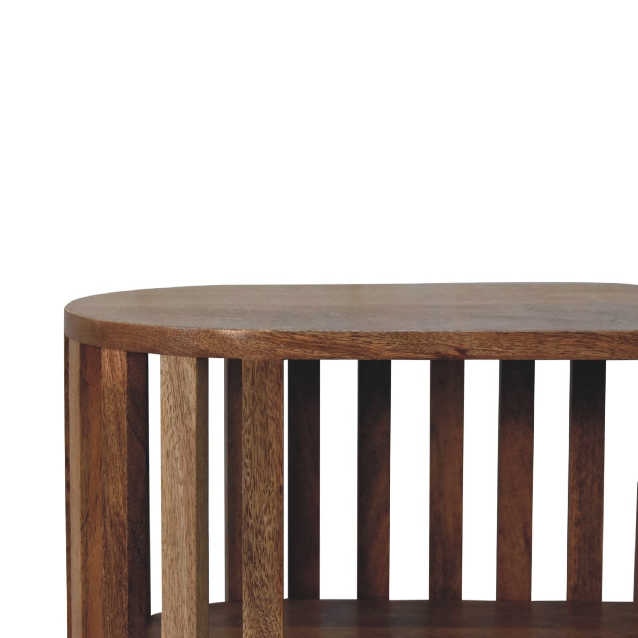 Rustic Lodge Ariella Sideboard - Solid Mango Wood Buffet Cabinet for Dining Room - product view 5 showing handcrafted...