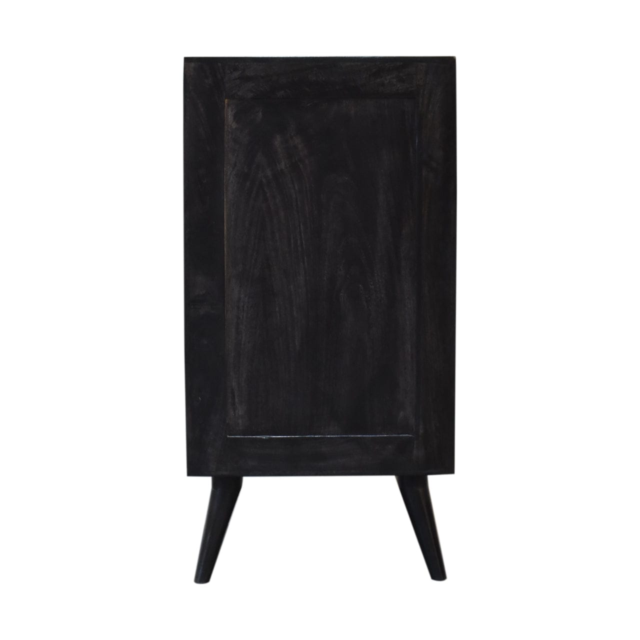 Rustic Lodge Ash-Black Filing Sideboard - Solid Mango Wood Buffet Cabinet for Dining Room - product view 8 showing...