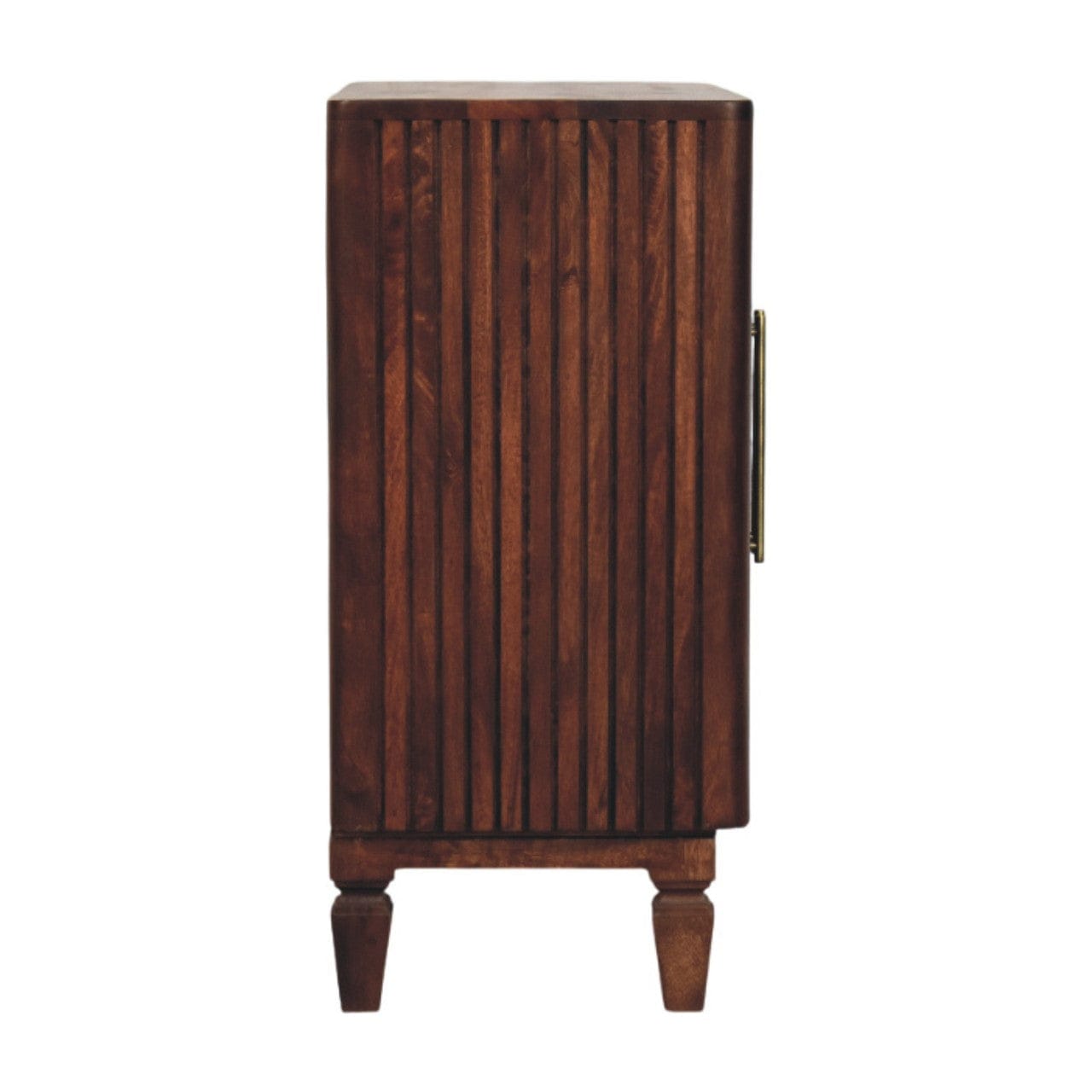 Rustic Lodge Cavallo Sideboard - Solid Mango Wood Buffet Cabinet for Dining Room - product view 8 showing handcrafted...