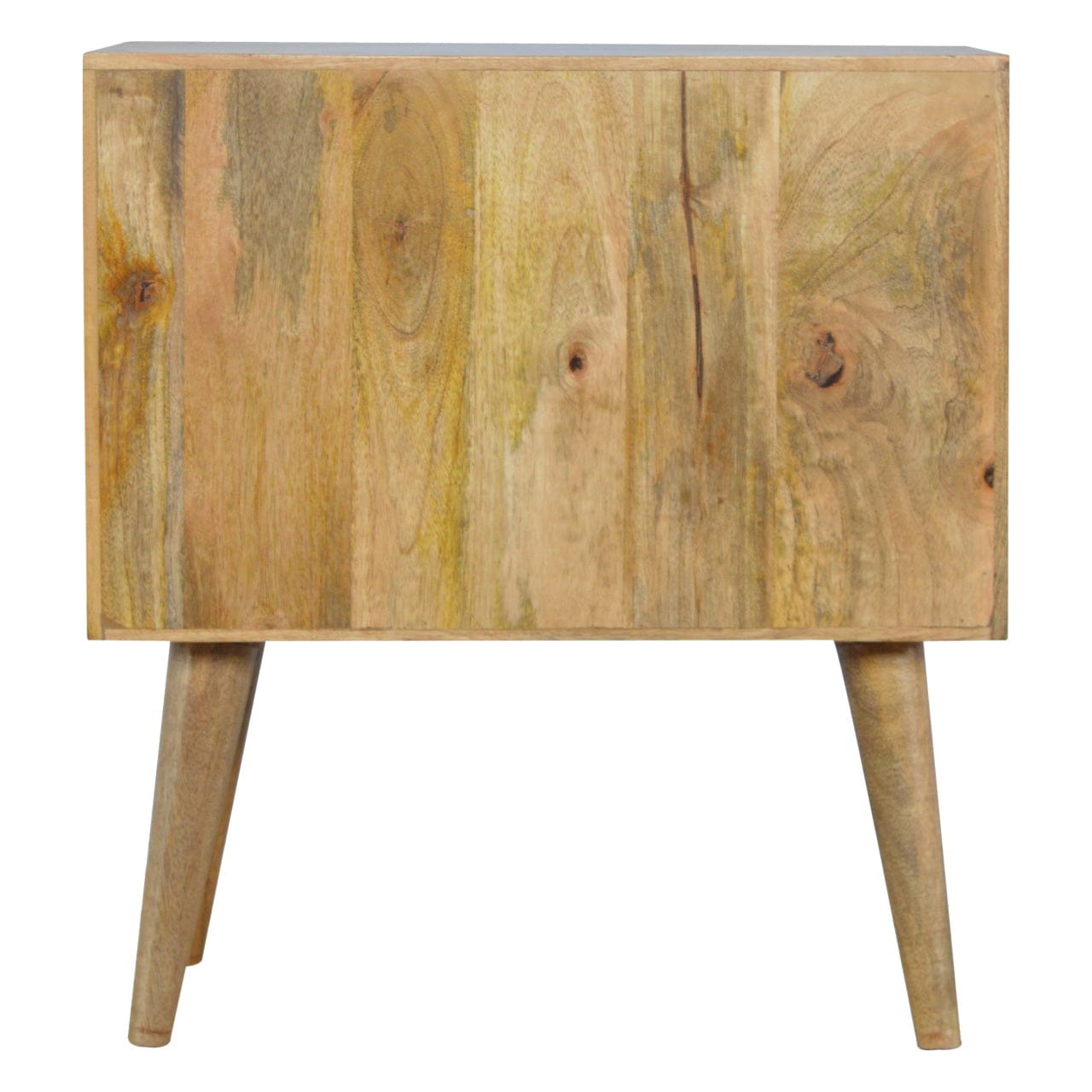 Rustic Lodge Grey and White Drawer Sideboard - Solid Mango Wood Buffet Cabinet for Dining Room - product view 8 showing...