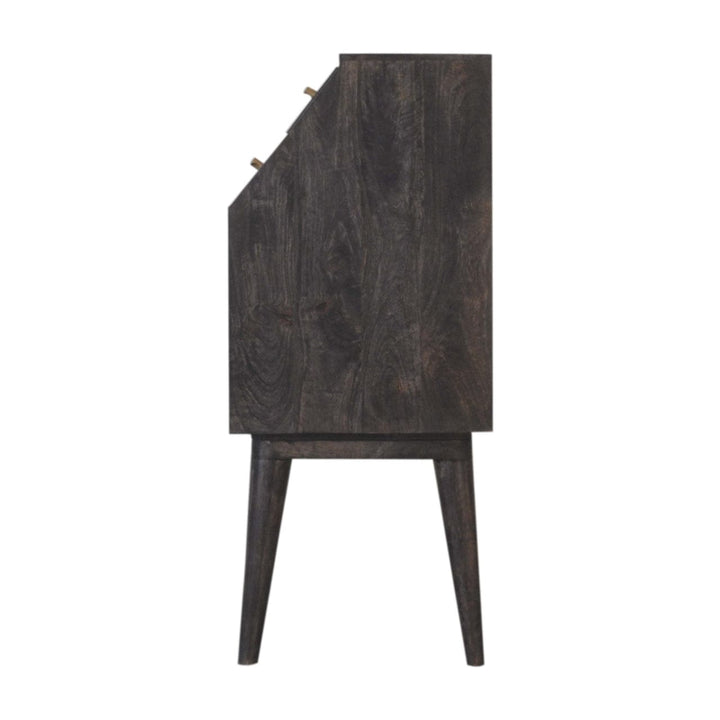 Rustic Lodge Havana Mini Sideboard - Solid Mango Wood Buffet Cabinet for Dining Room - product view 8 showing handcrafted...