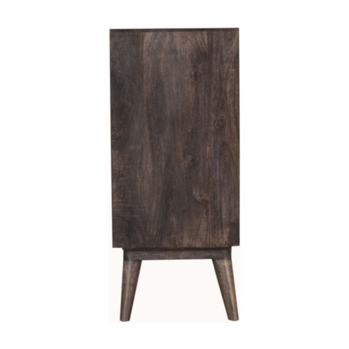Rustic Lodge Havana Sideboard - Solid Mango Wood Buffet Cabinet for Dining Room - product view 8 showing handcrafted...