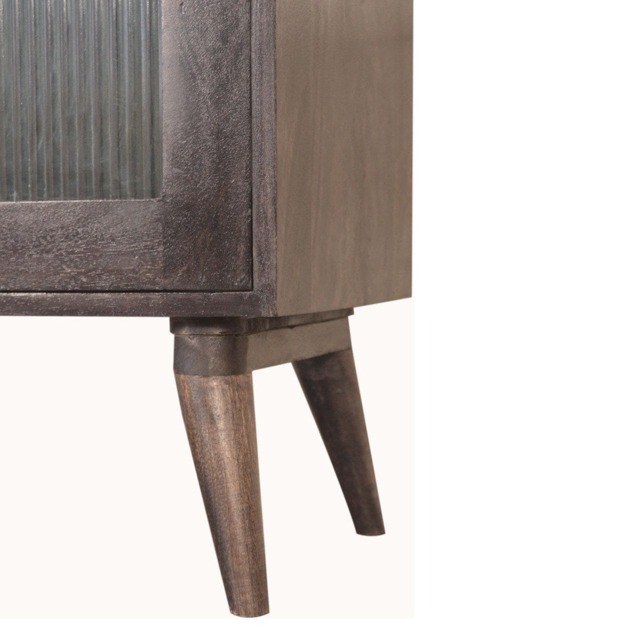 Rustic Lodge Havana Sideboard - Solid Mango Wood Buffet Cabinet for Dining Room - product view 7 showing handcrafted...