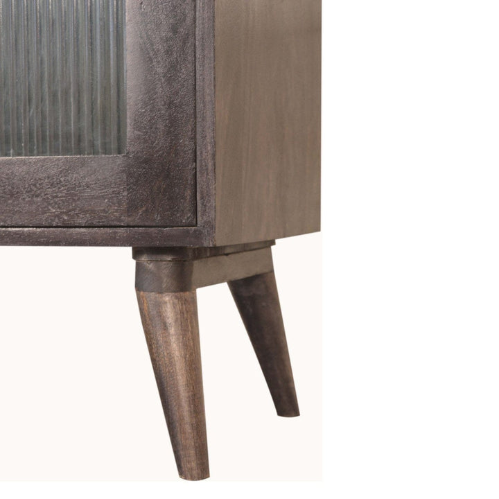 Rustic Lodge Havana Sideboard - Solid Mango Wood Buffet Cabinet for Dining Room - product view 7 showing handcrafted...