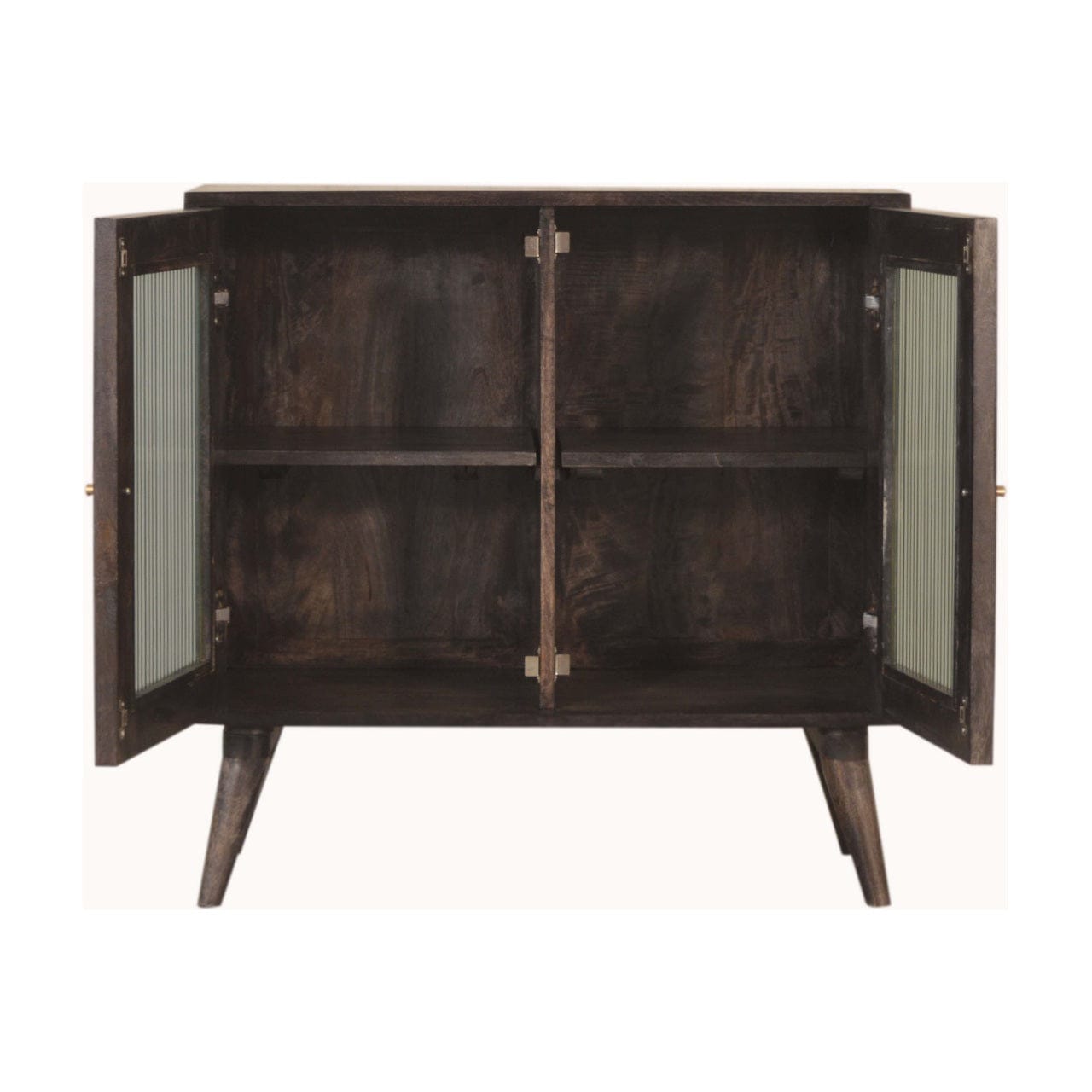 Rustic Lodge Havana Sideboard - Solid Mango Wood Buffet Cabinet for Dining Room - product view 5 showing handcrafted...