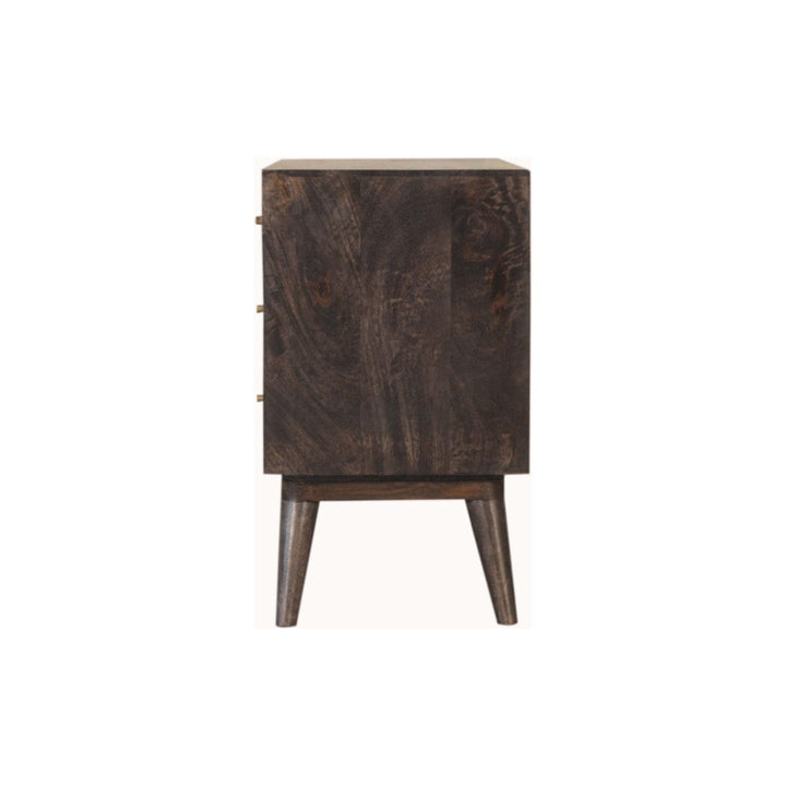Rustic Lodge Havana Sideboard - Solid Mango Wood Buffet Cabinet for Dining Room - product view 8 showing handcrafted...