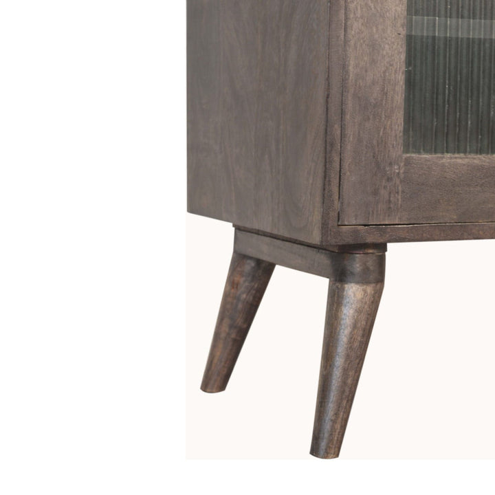 Rustic Lodge Havana Sideboard - Solid Mango Wood Buffet Cabinet for Dining Room - product view 7 showing handcrafted...