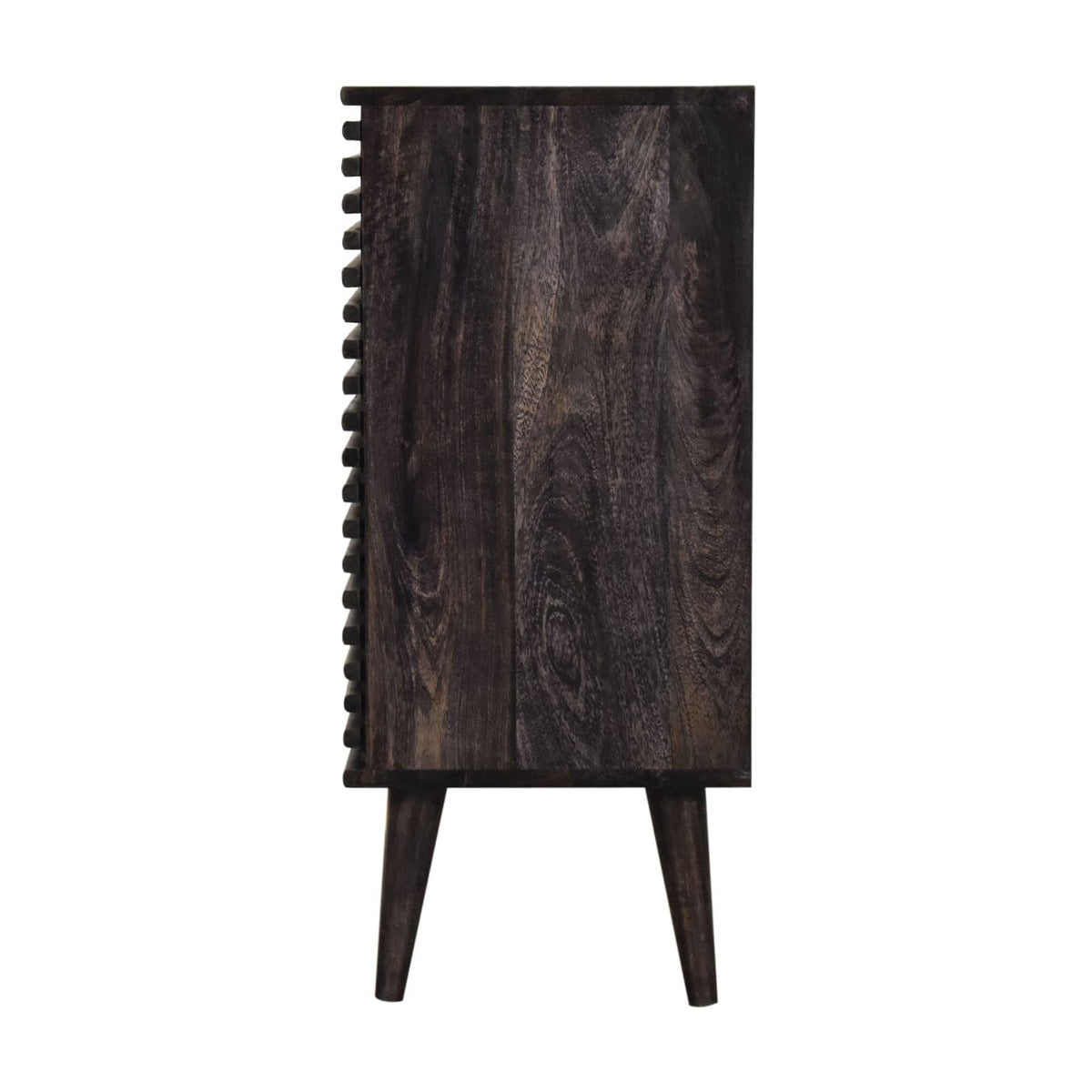Rustic Lodge Kobe Sideboard - Solid Mango Wood Buffet Cabinet for Dining Room - product view 8 showing handcrafted solid...
