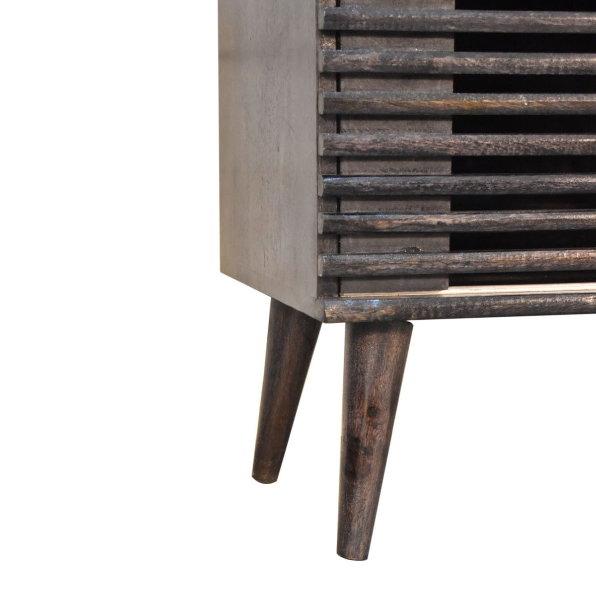 Rustic Lodge Kobe Sideboard - Solid Mango Wood Buffet Cabinet for Dining Room - product view 7 showing handcrafted solid...