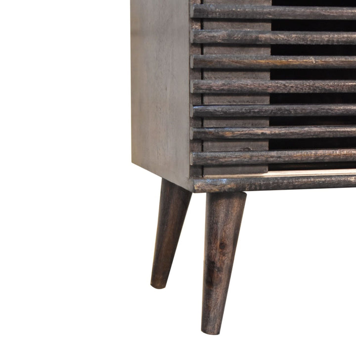 Rustic Lodge Kobe Sideboard - Solid Mango Wood Buffet Cabinet for Dining Room - product view 7 showing handcrafted solid...