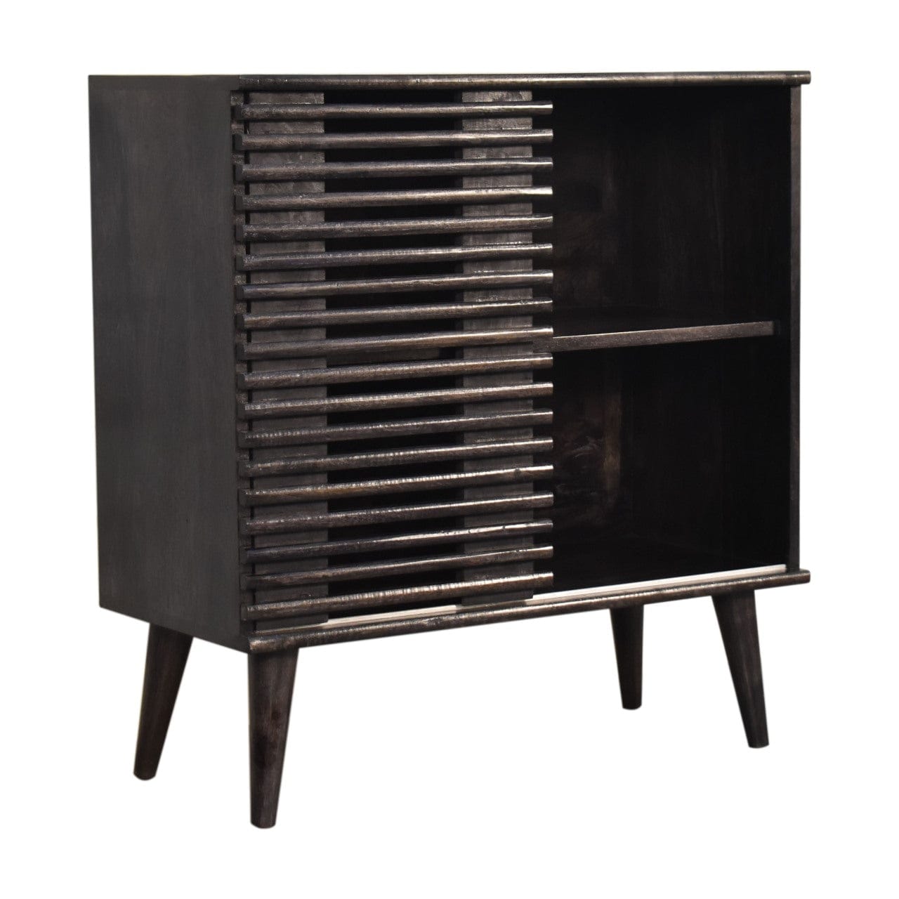 Rustic Lodge Kobe Sideboard - Solid Mango Wood Buffet Cabinet for Dining Room - product view 2 showing handcrafted solid...
