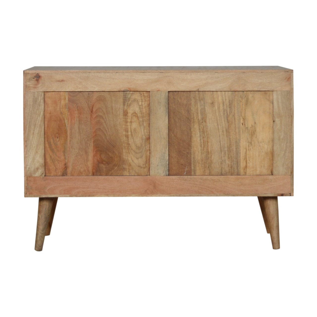 Rustic Lodge Larissa Sideboard - Solid Mango Wood Buffet Cabinet for Dining Room - product view 8 showing handcrafted...