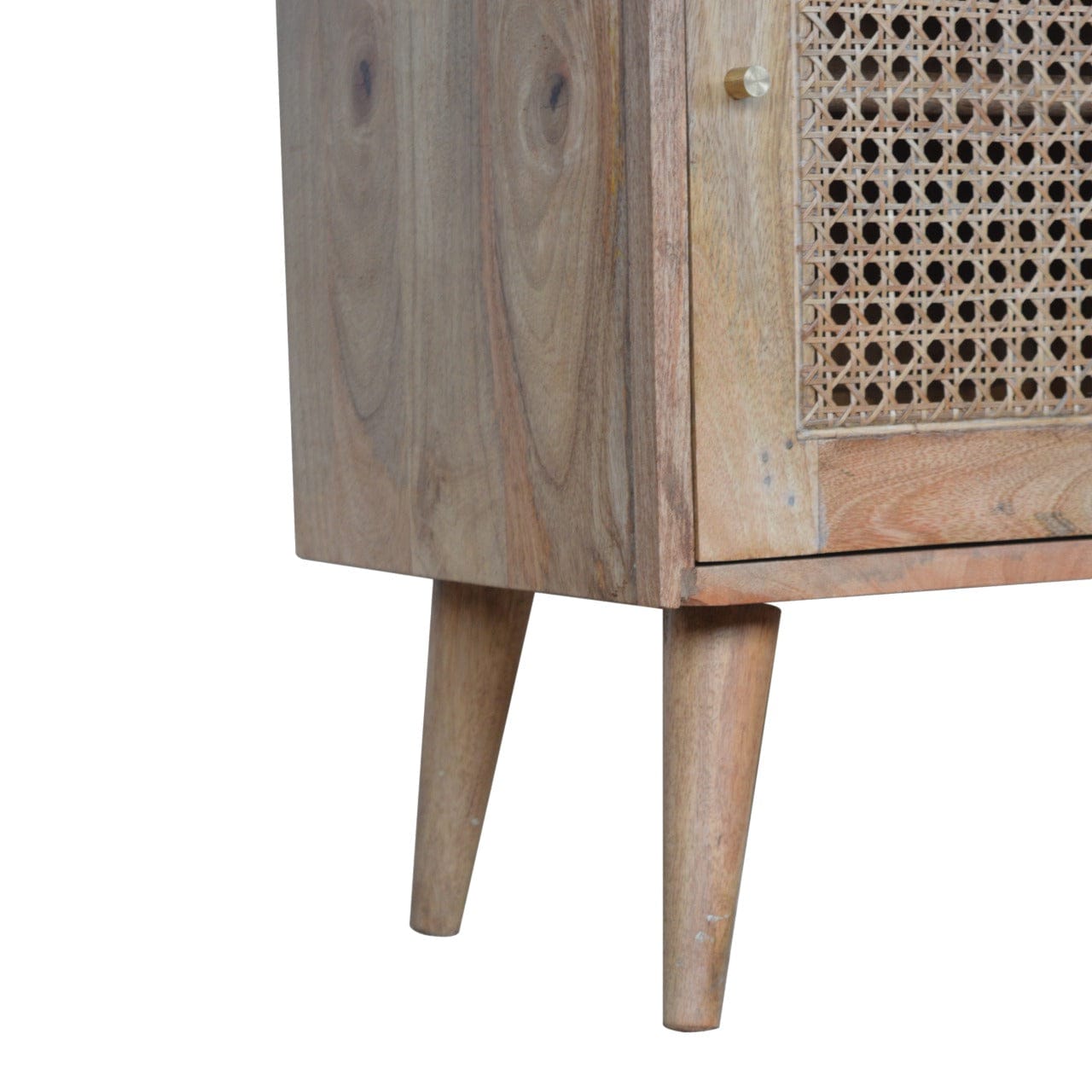 Rustic Lodge Larissa Sideboard - Solid Mango Wood Buffet Cabinet for Dining Room - product view 5 showing handcrafted...