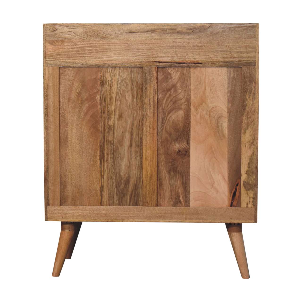 Rustic Lodge Larissa T-Bar Raised Sideboard - Solid Mango Wood Buffet Cabinet for Dining Room - product view 9 showing...