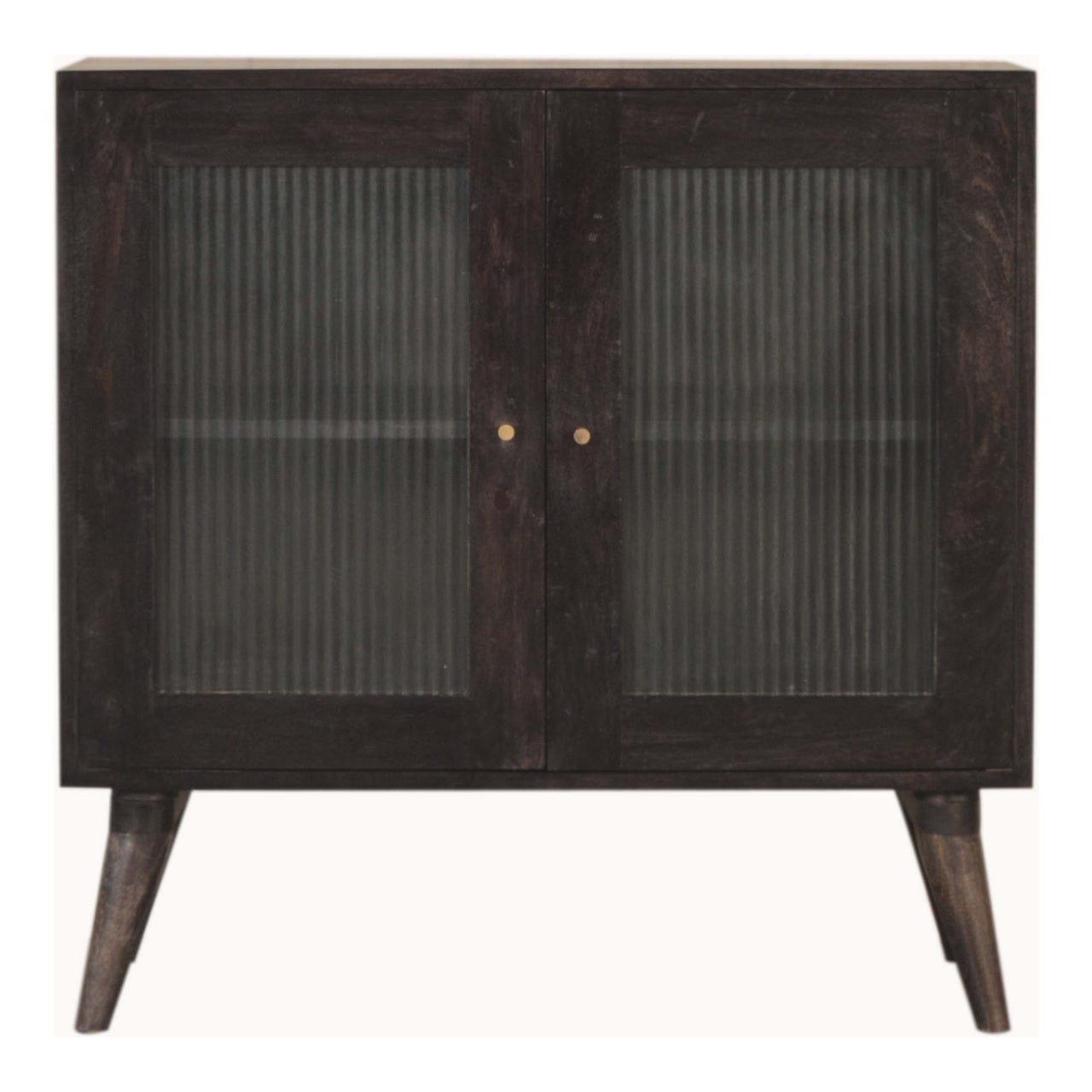 Rustic Lodge Havana Sideboard - Solid Mango Wood Buffet Cabinet for Dining Room - main view showing handcrafted solid...