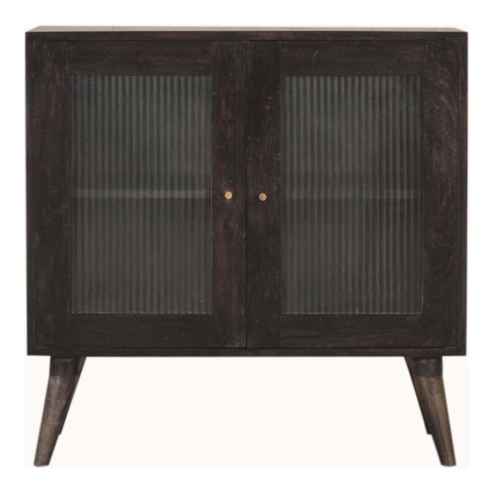 Rustic Lodge Havana Sideboard - Solid Mango Wood Buffet Cabinet for Dining Room - main view showing handcrafted solid...