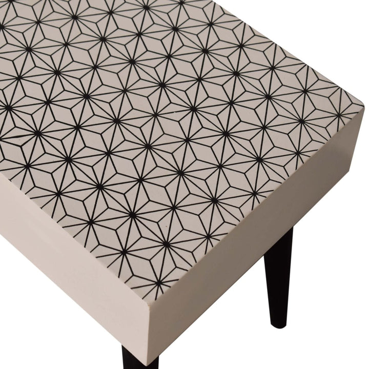 Mid-Century Modern Prima Coffee Table - Solid Mango Wood Center Table for Living Room - product view 5 showing...