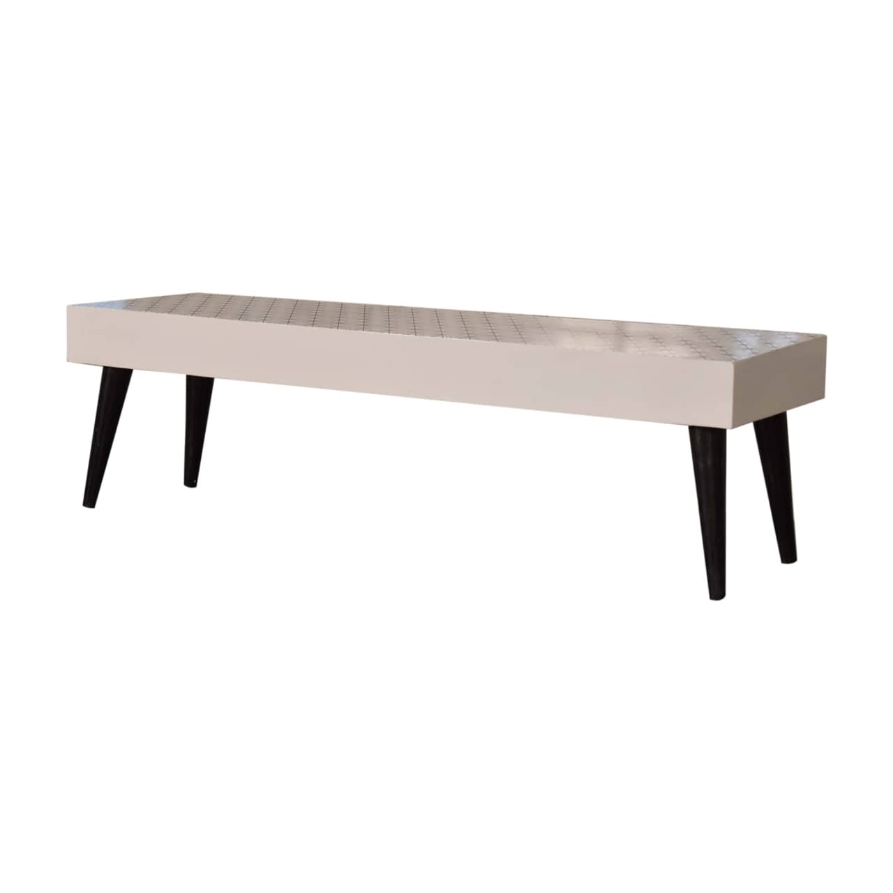 Mid-Century Modern Prima Coffee Table - Solid Mango Wood Center Table for Living Room - product view 2 showing...