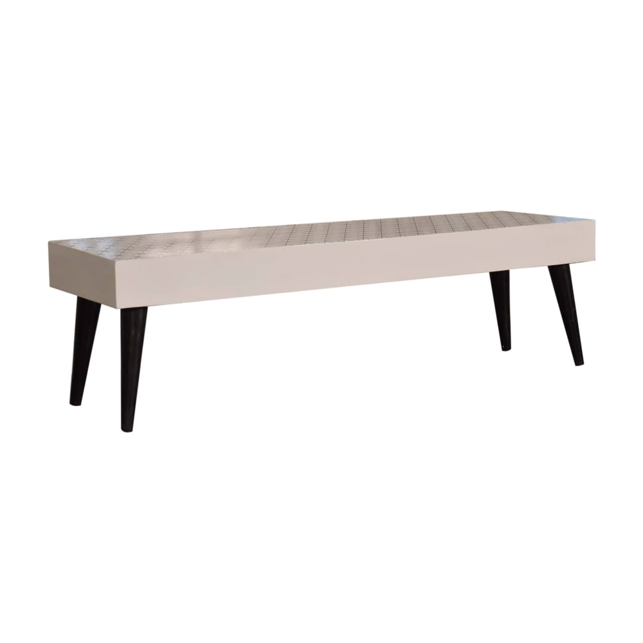 Mid-Century Modern Prima Coffee Table - Solid Mango Wood Center Table for Living Room - product view 3 showing...