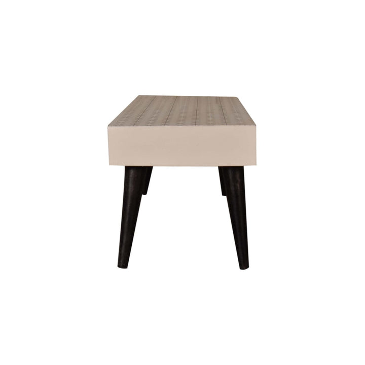 Mid-Century Modern Prima Coffee Table - Solid Mango Wood Center Table for Living Room - product view 8 showing...