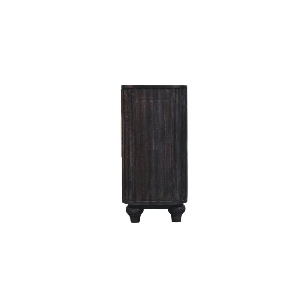 Mid-Century Modern Savoy Sideboard - Solid Mango Wood Buffet Cabinet for Dining Room - product view 9 showing handcrafted...