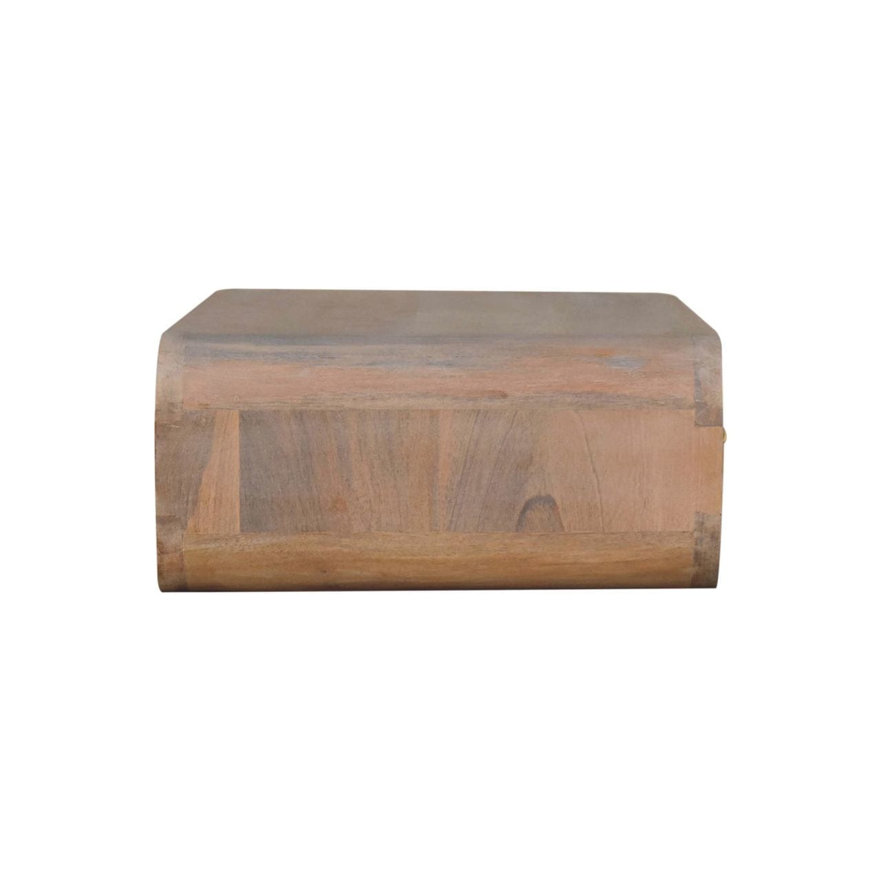 Mid-Century Modern Sonoma T-bar Floating Nightstand - Solid Mango Wood Bedside Table for Bedroom - product view 8 showing...