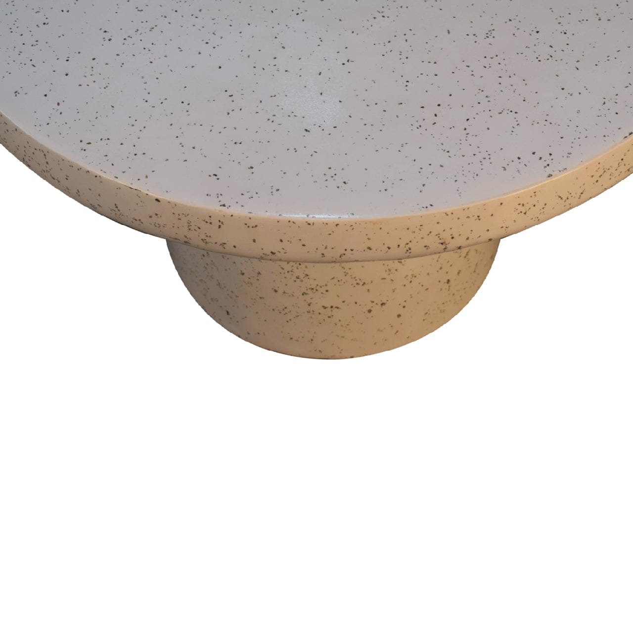 Serenity Coffee Table - Solid Mango Wood Center Table for Living Room - product view 7 showing handcrafted solid mango...