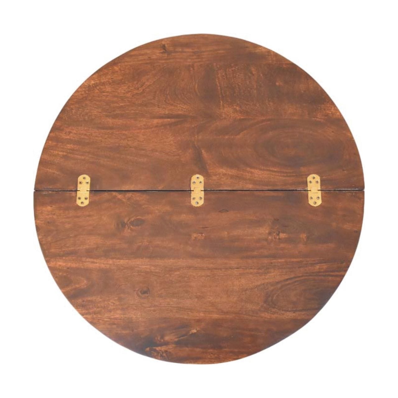 Orion Slatted Coffee Table - Solid Mango Wood Center Table for Living Room - product view 9 showing handcrafted solid...