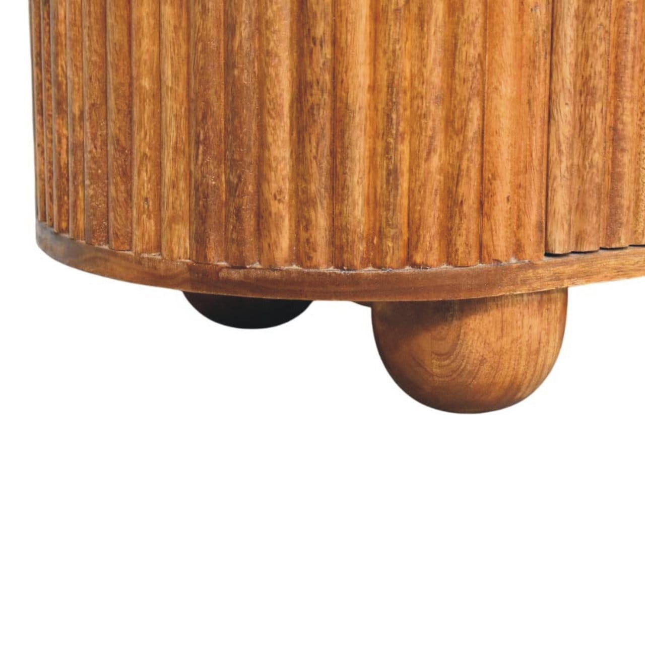 Ridgefront Dresser - Solid Mango Wood Storage Chest for Bedroom - product view 7 showing handcrafted solid mango wood dresser