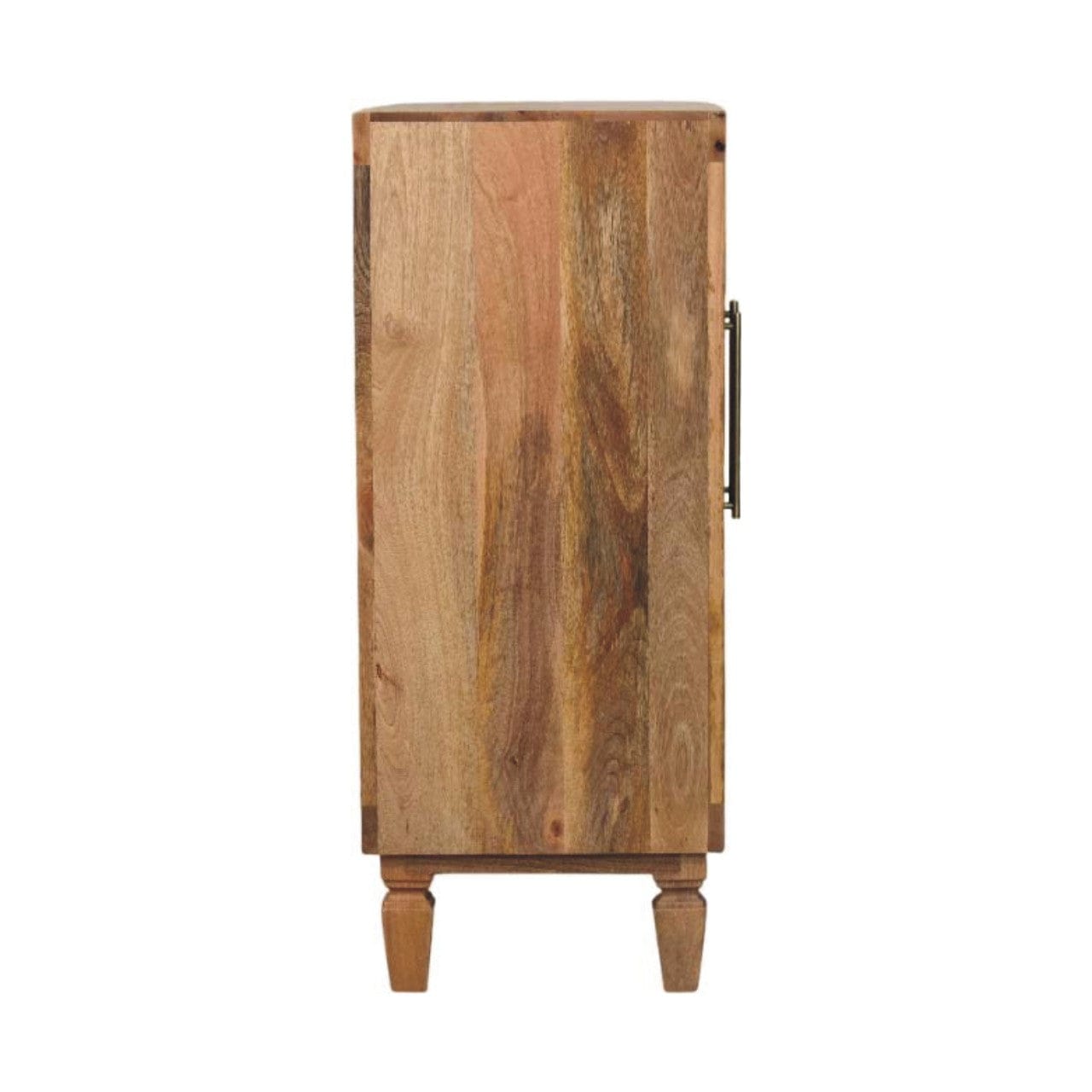 Rustic Lodge Marbella Sideboard - Solid Mango Wood Buffet Cabinet for Dining Room - product view 8 showing handcrafted...