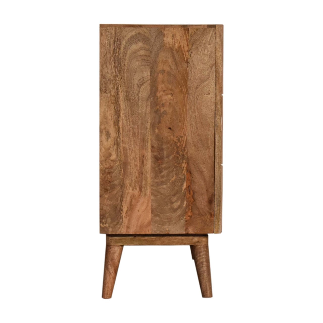 Rustic Lodge Quebec Blue Sideboard - Solid Mango Wood Buffet Cabinet for Dining Room - product view 8 showing handcrafted...