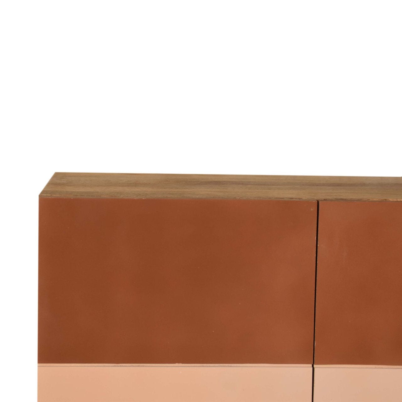 Rustic Lodge Quebec Brown Sideboard - Solid Mango Wood Buffet Cabinet for Dining Room - product view 4 showing...