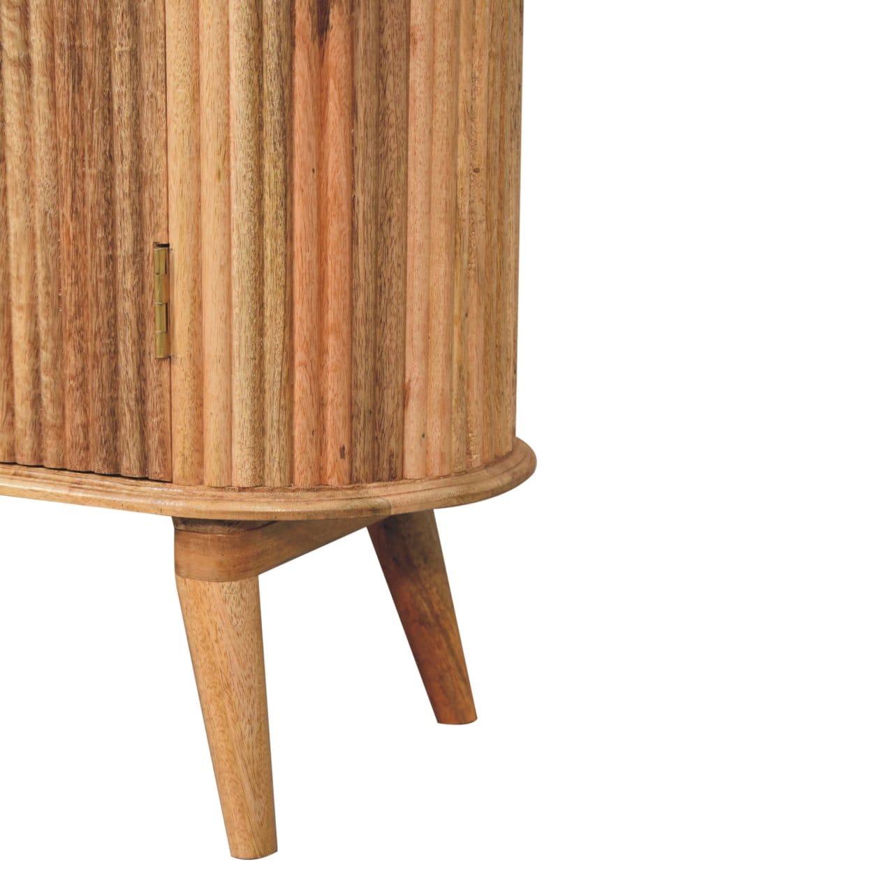 Rustic Lodge Soba Nordic Sideboard - Solid Mango Wood Buffet Cabinet for Dining Room - product view 8 showing handcrafted...
