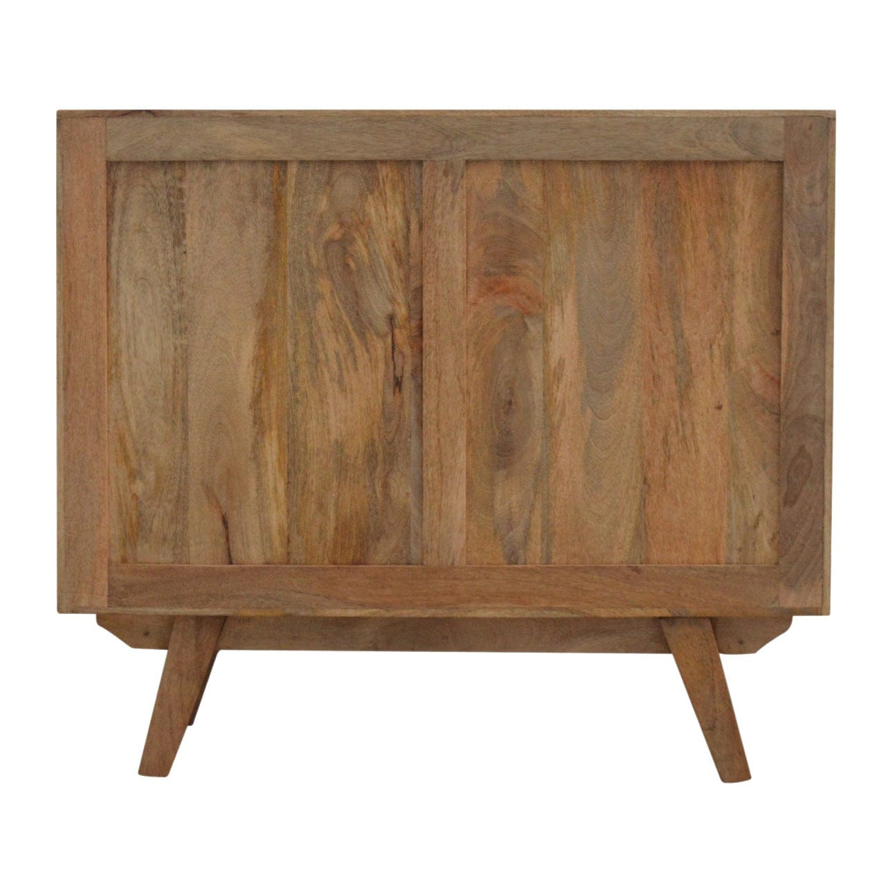 Rustic Lodge Two Tone Hand Painted Sideboard - Solid Mango Wood Buffet Cabinet for Dining Room - product view 9 showing...