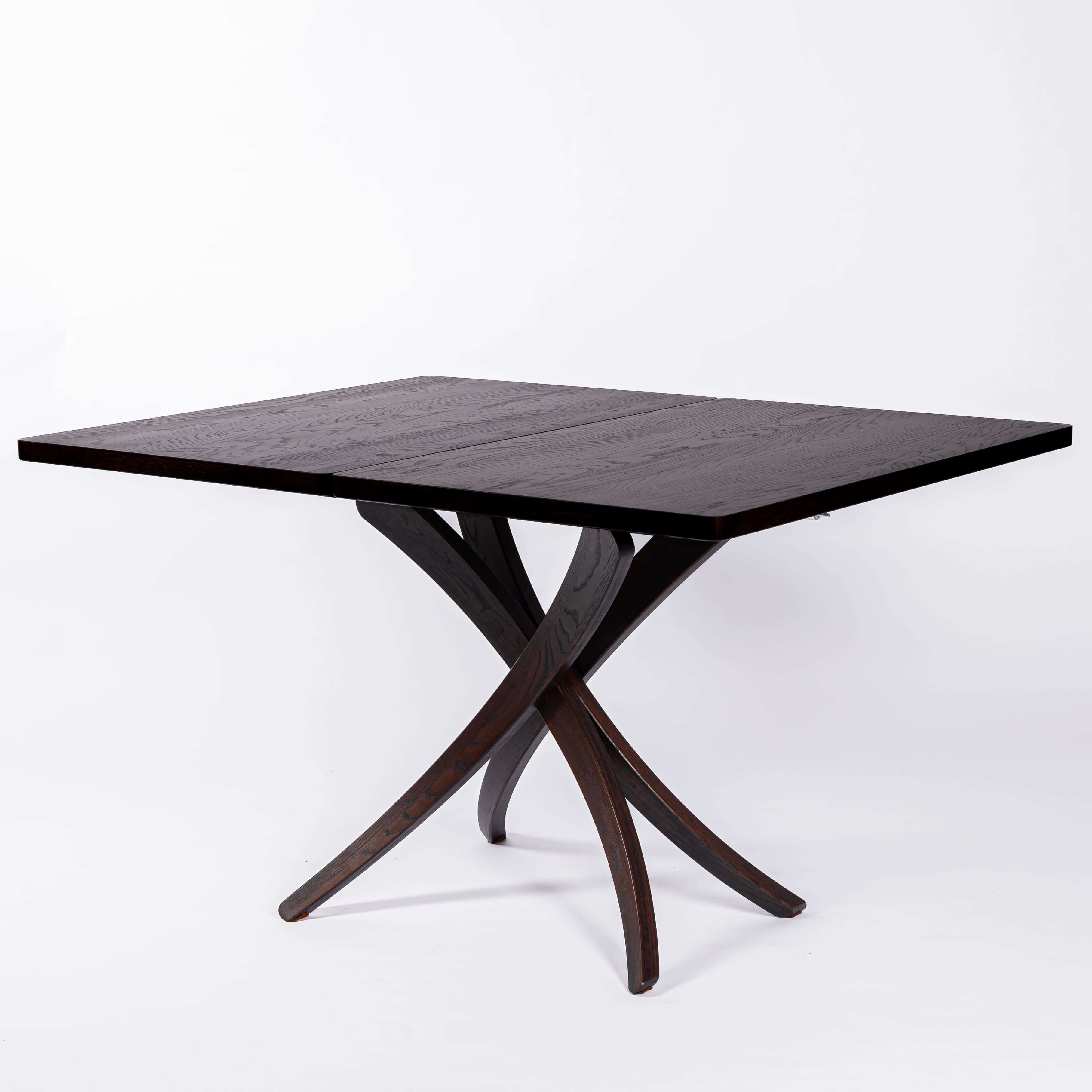 Solid Oak Wood Adjustable Height Coffee Table - 3-in-1 Lift Top Transformer Dining Table - product view 9 showing...
