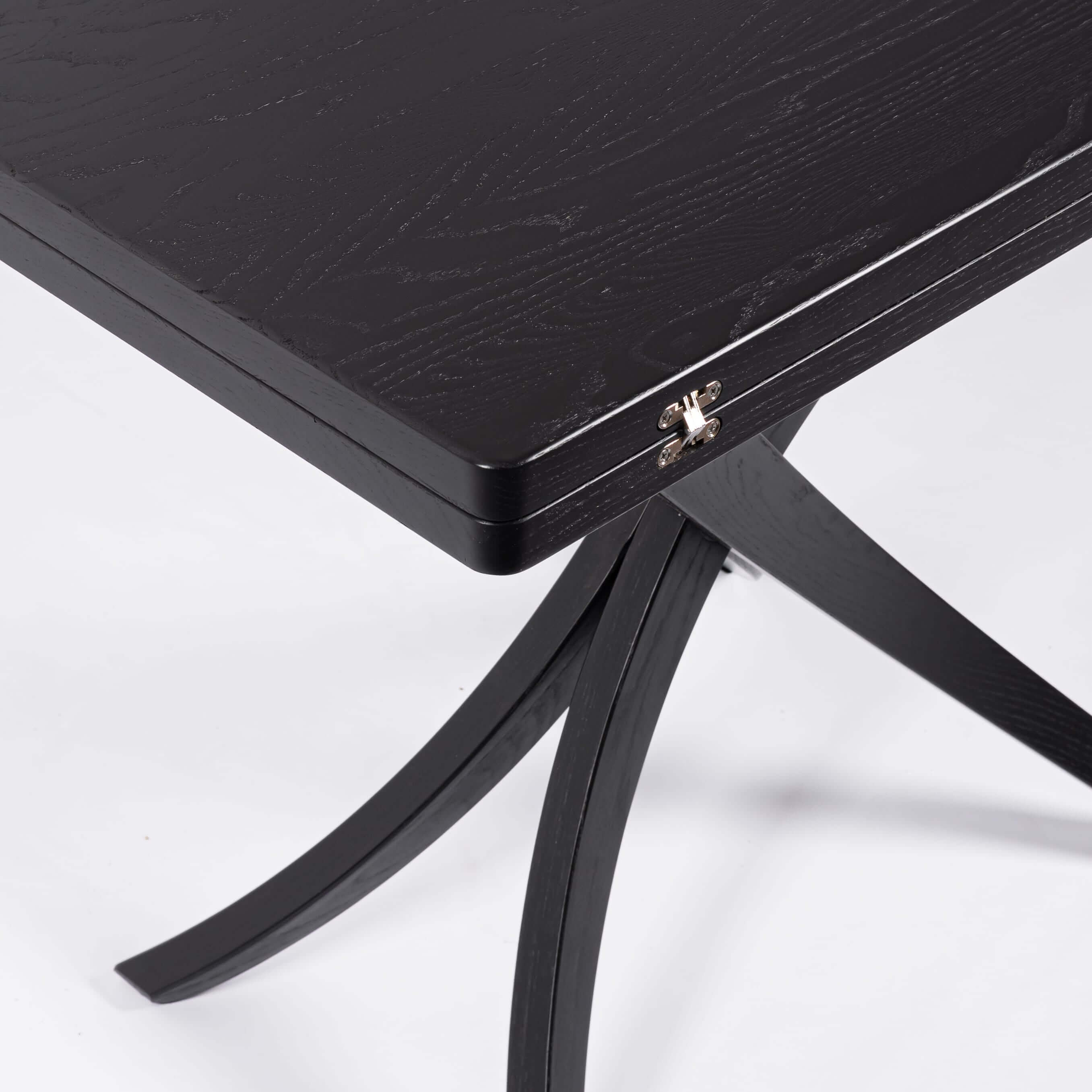 Solid Oak Wood Adjustable Height Coffee Table - 3-in-1 Lift Top Transformer Dining Table - product view 14 showing...