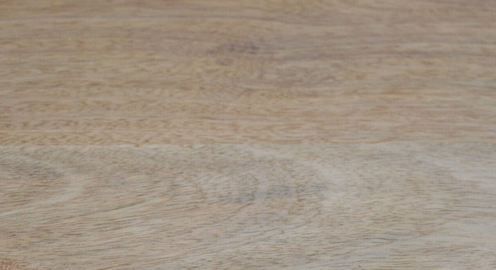 Mid-Century Modern Tripod Stool - Solid Mango Wood Accent Seating - product view 8 showing handcrafted solid mango wood stool