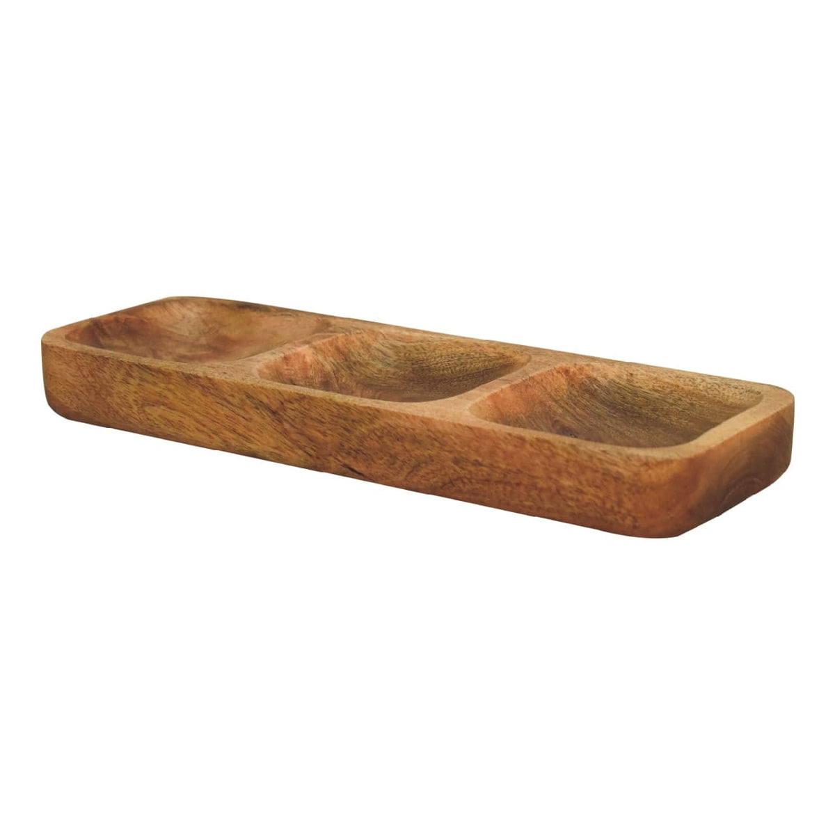 Solid Wood Trio Dipper Set in Solid Mango Wood - product view 3 showing handcrafted solid mango wood furniture