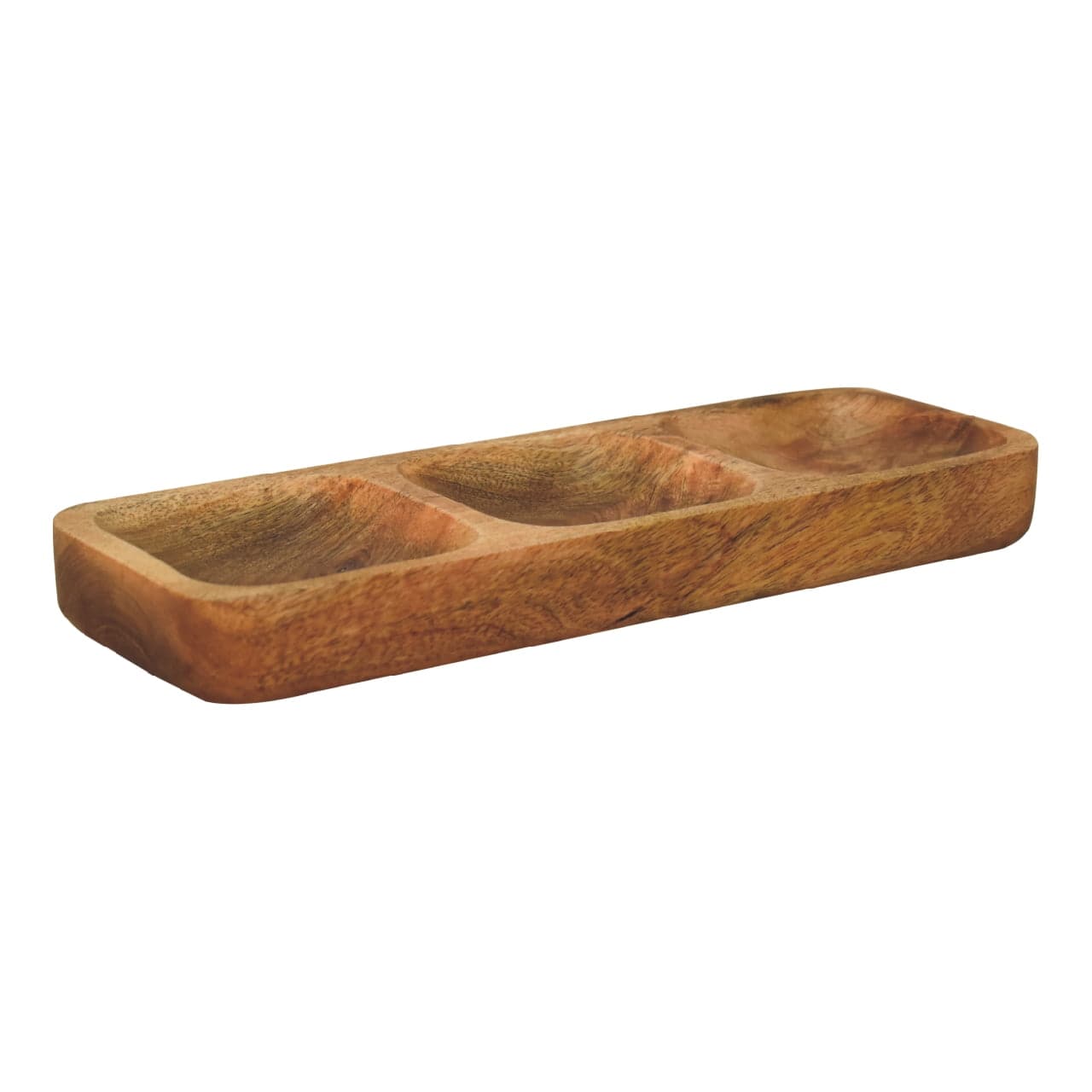 Solid Wood Trio Dipper Set in Solid Mango Wood - product view 2 showing handcrafted solid mango wood furniture