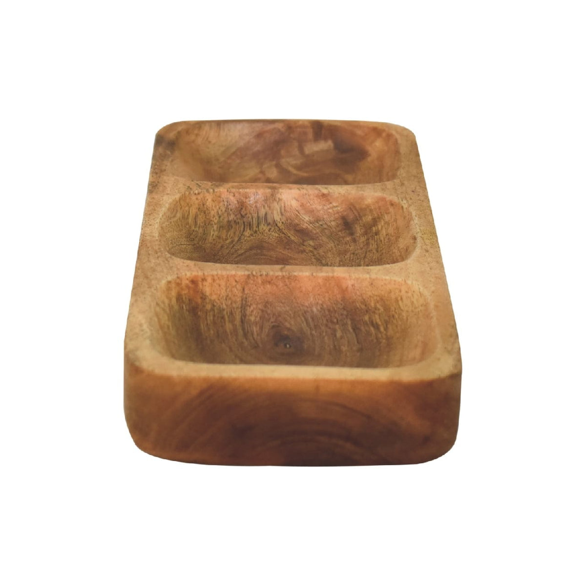 Solid Wood Trio Dipper Set in Solid Mango Wood - product view 4 showing handcrafted solid mango wood furniture