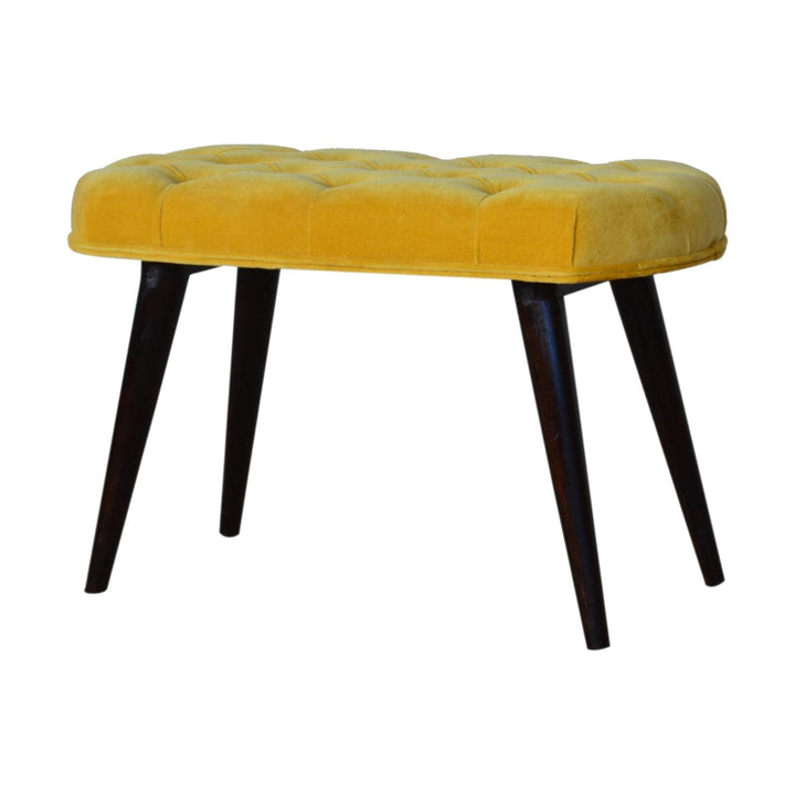 Velvet Deep Bench - Solid Mango Wood Seating Furniture for Entryway - main view showing handcrafted solid mango wood bench